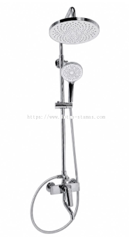 GAIA JKSS-8202 - 3 WAY EXPOSED SHOWER SET - CHROME
