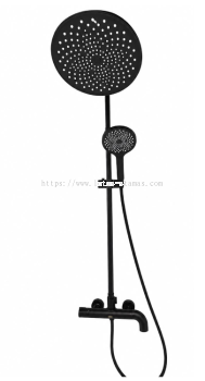 GAIA JKSS-8209/BL - 3 WAY EXPOSED SHOWER SET - BLACK