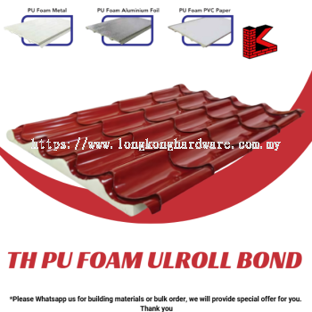 TH DECK PU FOAM 762   METAL DECK / PU METAL / PU FOIL ALUMINIUM / PU FOAM PVC PAPER METAL ROOFING