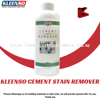 KLEENSO CEMENT STAIN REMOVER 1L PENGHILANG NODA SIMEN