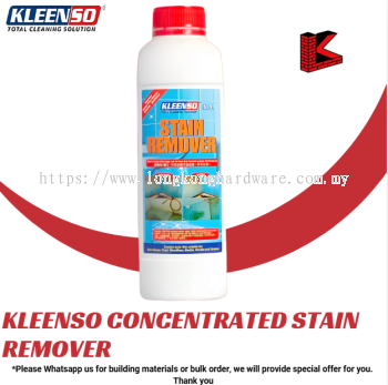KLEENSO CONCENTRATED STAIN REMOVER 1L MOSAIC AND TOILET TILES STAIN CLEANER HEAVY DUTY
