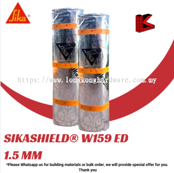 SIKASHIELD庐 W159 ED 1.5MM | SELF-ADHESIVE BITUMINOUS WATERPROOFING MEMBRANE