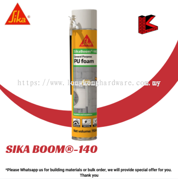 SIKA® BOOM-140 | MULTI-PURPOSE EXPANSIVE POLYURETHANE (PU) FOAM | INSULATION, GAP FILLING
