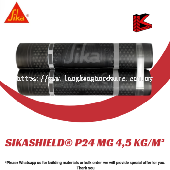 SIKASHIELD庐 P24 MG 4.5 KG/M虏 | APP MODIFIED BITUMINOUS WATERPROOFING MEMBRANE | MINERAL GRANULE TORCH-ON ROOF WATERPROOF MEMBRANE FOR FLAT ROOFS, BALCONIES & TERRACES