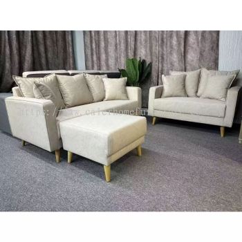 Izumi-Z 2 + 3 Seater + Stool Sofa Set