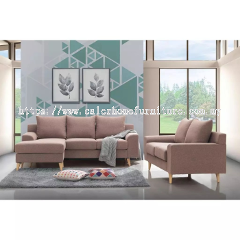 VANCANZE 2+3+Stool Fabric Sofa Set
