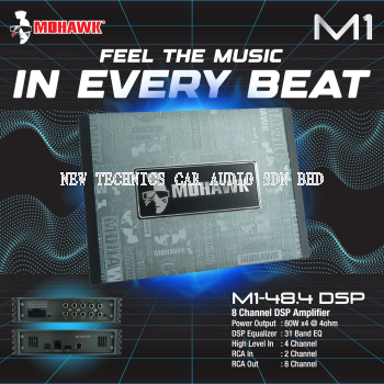 MOHAWK M1-48.4 DSP 8 Channel DSP Amplifier