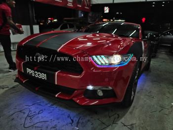 Mustang custom head lamp RGB 
