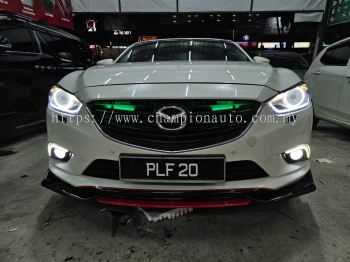 Mazda 6 custom head lamp DRL 