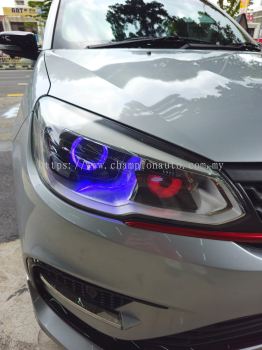 Saga vvt custom head lamp projector 