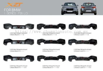 BMW 1 SERIES F20 LCI REAR DIFFUSER BODYKIT