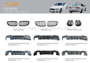 BMW 3 SERIES E92/E92 LCI GRILLE & REAR DIFFUSER BODYKIT