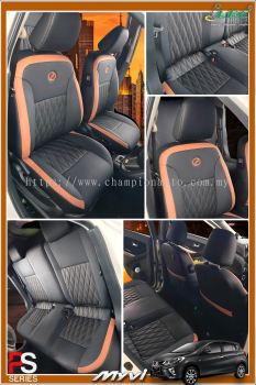 Leather seat cover 