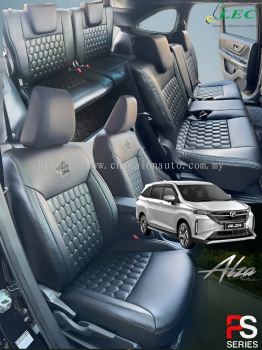 Leather seat cover 