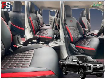 Leather seat cover 