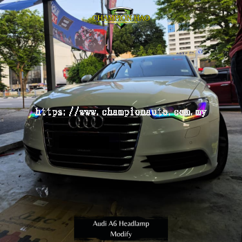 AUDI A6 CUSTOM RGB DRL