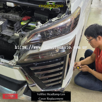 VELLFIRE AGH30 HEADLAMP LEN COVER REPLACEMENT