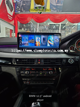BMW X5 12.3'' ANDROID MULTIMEDIA PLAYER & REVERSE CAMERA