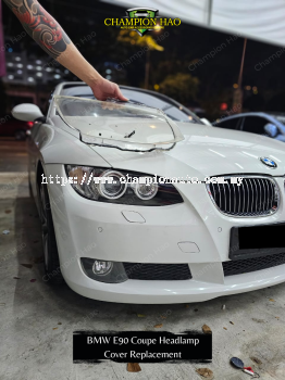 BMW E90 HEADLAMP LEN COVER & CUSTOM