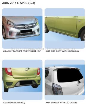 Axia 17 Gspec Gear Up bodykit 