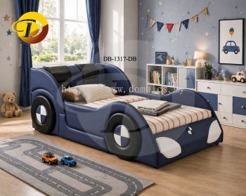 Best Selling Kid Bedroom Series - Blue Racing Car DB 1317 - Single & Super Single are Available (Pre-Order)