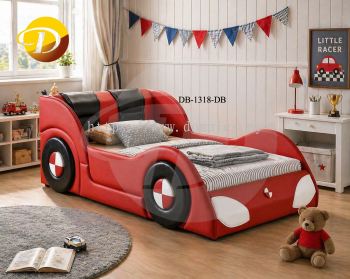 Best Selling Kid Bedroom Series - Red Racing Car DB 1318 - Single & Super Single are Available (Pre-Order)