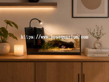 Desktop Stream Tank Aquarium 10L