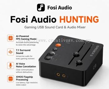 Fosi Audio - C3 Gaming USB Sound Card & Audio Mixer ** PRE-ORDER **