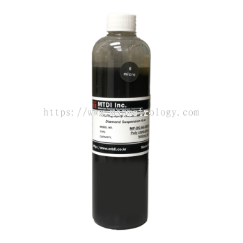 MTDI Polishing Consumables (Poly Diamond Suspension), 6um (500ml/btl) MP-DS-50-0600 Series