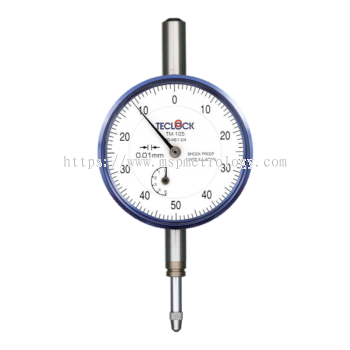Teclock Dial Indicator, 5mm0.01mm   TM-105 (Comparator Type  For Bore gauge use)