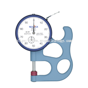 Teclock Dial Thickness Gauge, 10mm/0.01   SM-112 Series
