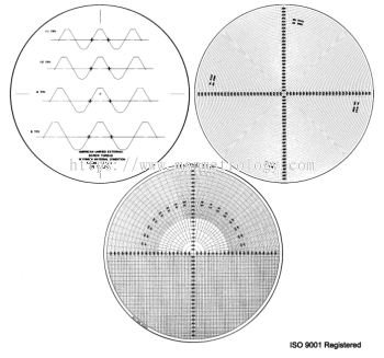 VP Overlay Chart for Profile Projector/Optical Comparators (Customizable)