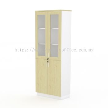 HG21 Glass Swinging Door High Cabinet