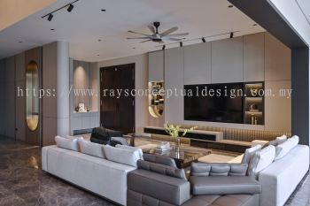 Muar Three-Storey Bungalow | Living Room
