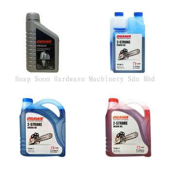 OGAWA 2T Oil TCW-3 500ml/1L/5L for 2-Stroke Engine Brush Cutter Chainsaw