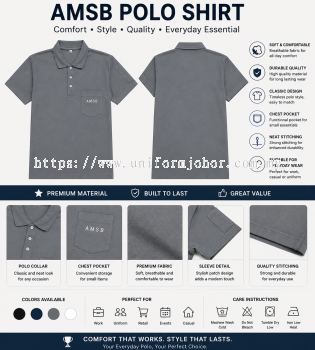 AMSB Classic Pocket Polo Shirt