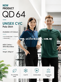 Microfibre Polo Shirt - QD64