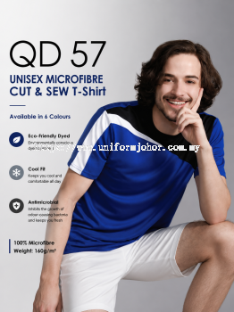 Microfibre Round Neck T-Shirt - QD57