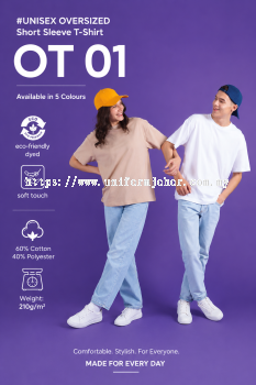 Unisex Oversized Short Sleeve T-Shirt -OT01
