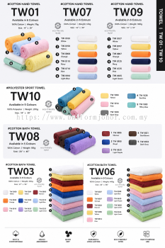 TW Towel Collection｜Soft, Comfortable & Made for Everyday Use