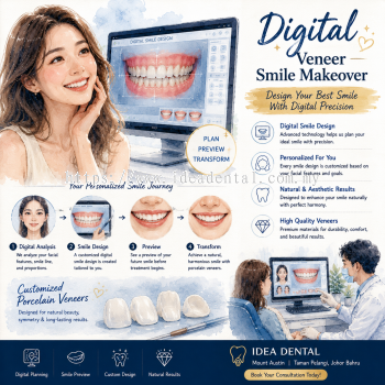 Digital Veneer Smile Makeover