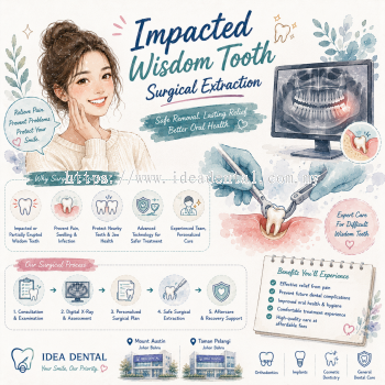 Impacted Wisdom Tooth Surgical Extraction