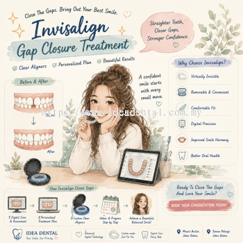 Invisalign Gap Closure Treatment