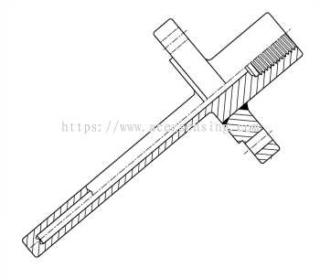 TW511-S Series: Flanged Thermowell Straight
