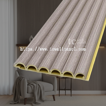 (TC-TL01/Greyish-Brown) Standard Fluted Wall Panels TC-TL