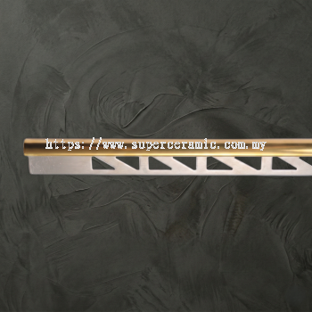 Gold Stainless Steel Round Edge Tile Trim (SRD1012-2)