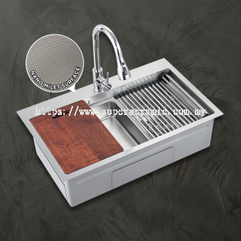 Superino Nano Milet Workstation Kitchen Sink WS-DES7548-ML-NS