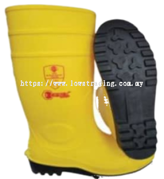 Orex Yellow Boots with Metal Toe & Midsole