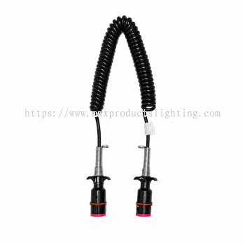 Heavy Duty Trailer Socket 7 Coil Cable (7 Meter)