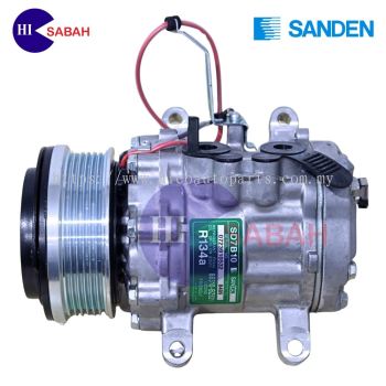 COMPRESSOR PERODUA AXIA 2014 ( D87 / D88 ) SANDEN ( ORIGINAL ) SD7B10 6PK [CODE: 8409 / 88310-BZ521 / 8409-6000M]